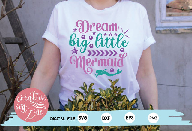 dream big little mermaid SVG md faruk hossain 