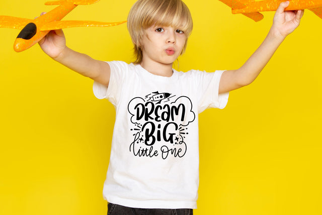 Dream Big Little One SVG Kids Quotes SVG dapiyupi store 