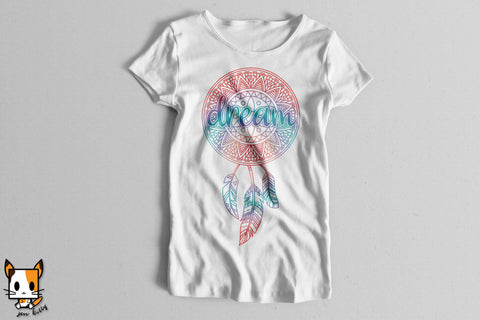 Dream Boho Dreamcatcher | Mandala SVG SVG Zen Kitty 