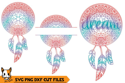 Dream Boho Dreamcatcher | Mandala SVG SVG Zen Kitty 