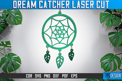 Dream Catcher Laser Cut SVG | Dream Catcher Laser Cut SVG Design | CNC Files SVG Fly Design 