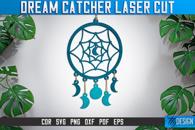 Dream Catcher Laser Cut SVG | Dream Catcher Laser Cut SVG Design | CNC Files SVG Fly Design 