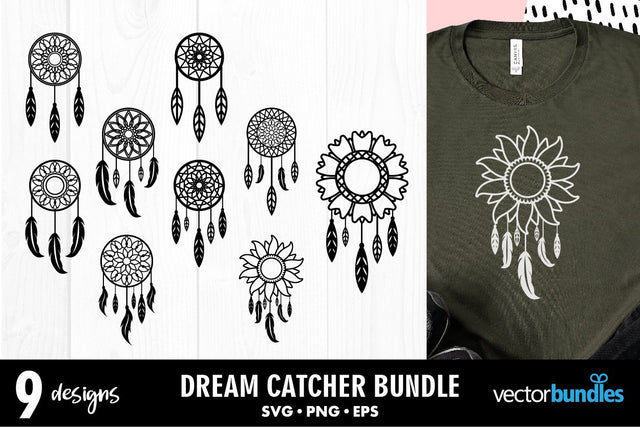 Dream catcher svg bundle SVG vectorbundles 