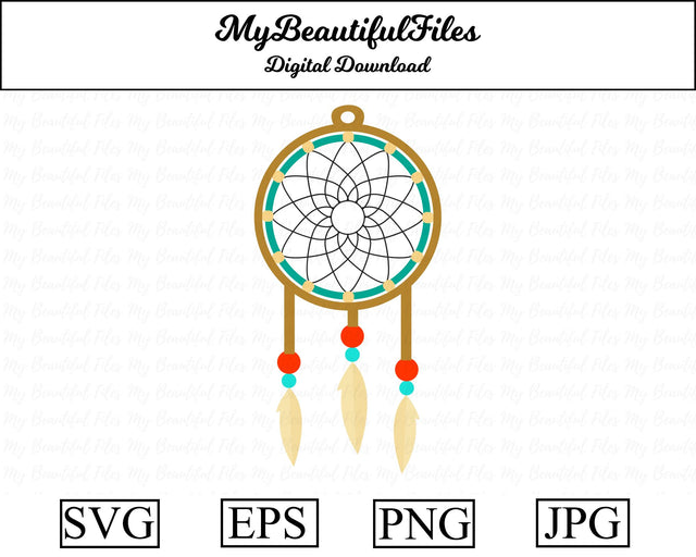 dream catcher SVG MyBeautifulFiles 