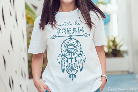 Dream catcher svg, tribal arrow, boho svg, native american SVG Digital Rainbow Shop 