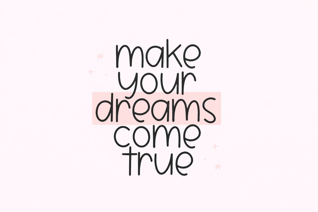 Dream Chaser - Fun Handwritten Font - So Fontsy