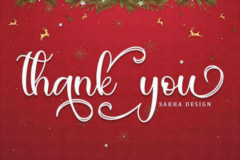 Dream Christmas Font Sakha Design Studio 