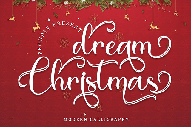 Dream Christmas Font Sakha Design Studio 