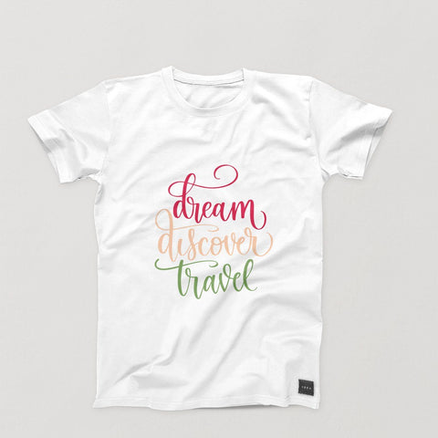 Dream Discover Travel Cut File SVG Cursive by Camille 