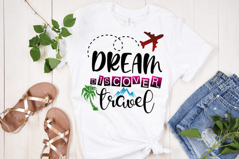 Dream Discover Travel Sublimation Design Sublimation Happy Printables Club 