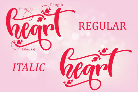 Dream Heart Font Sakha Design Studio 