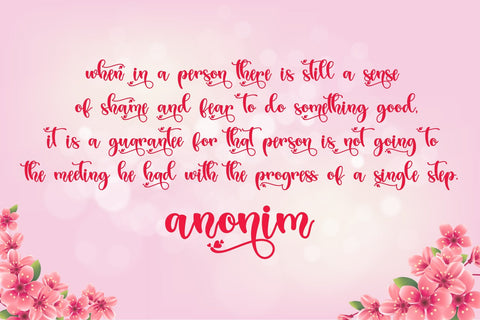 Dream Heart Font Sakha Design Studio 