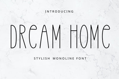 Dream Home Font Chamsae Studio 