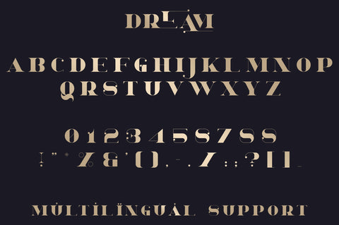 Dream - Magical Serif Font Font VPcreativeshop 