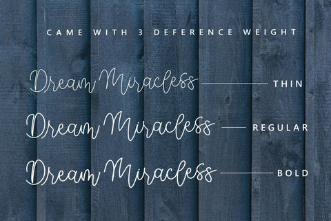 Dream Miracless Font Zeenesia Std 