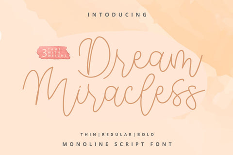 Dream Miracless Font Zeenesia Std 