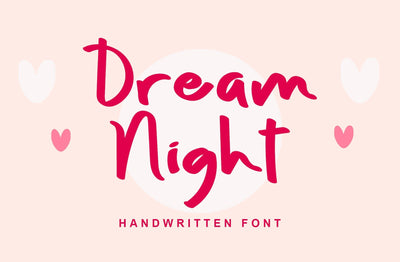 Dream Night Font Yuby 