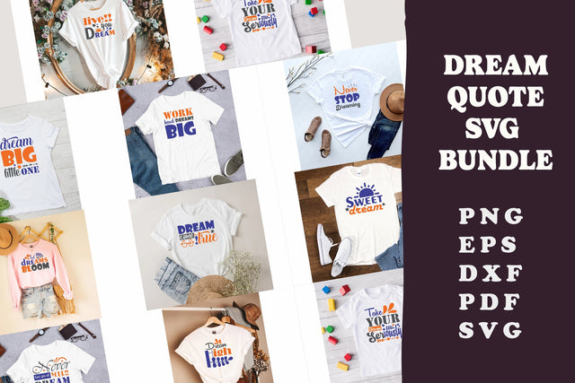 Dream Quote Svg Bundle SVG balya ibnu bi malkan 