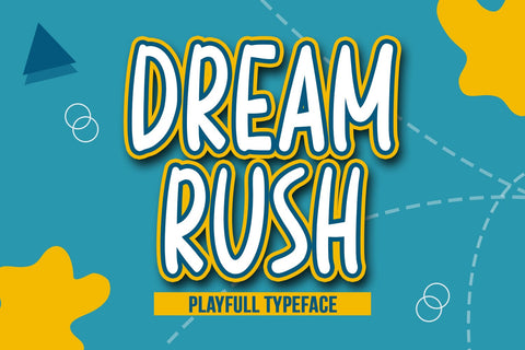 Dream Rush Font nearzz 