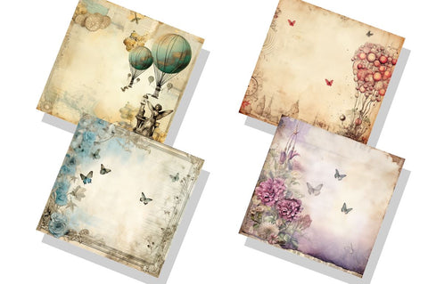 Dream Scrapbook Paper bundle Sublimation Regulrcrative 