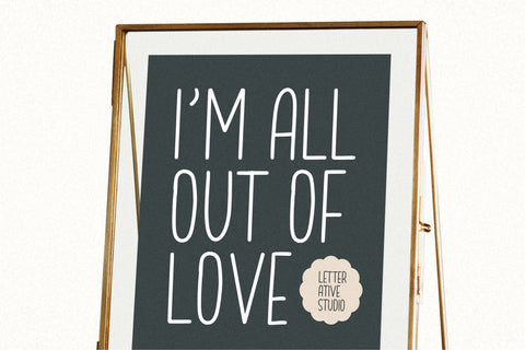 Dream Story Monoline Handbrushed Font Font Letterative 