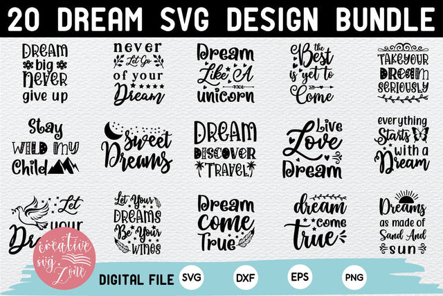 Dream Svg Bundle SVG md faruk hossain 