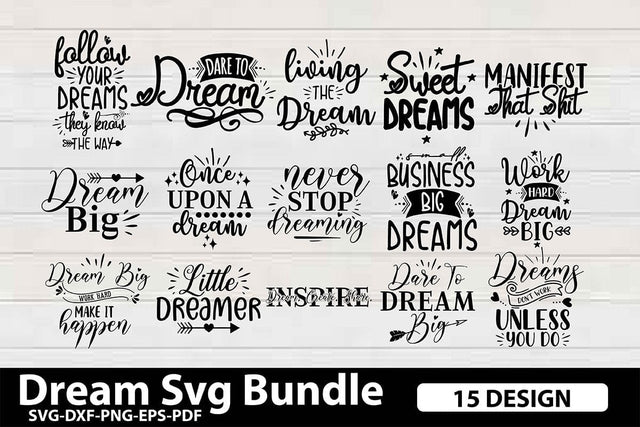 Dream Svg Bundle SVG shah alam 