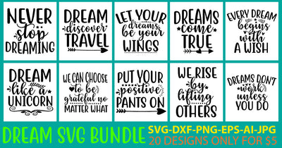 Dream Svg Bundle SVG Syaman 