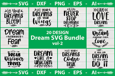 Dream SVG Bundle vol-2 SVG shah alam 
