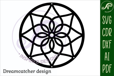 Dreamcatcher Laser Cut Design 11 SVG SVG APInspireddesigns 