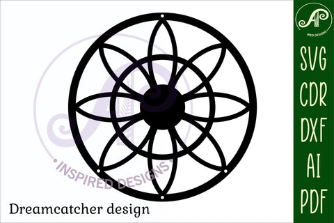 Dreamcatcher Laser Cut Design 14 SVG SVG APInspireddesigns 