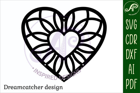 Dreamcatcher Laser Cut Design 2 SVG SVG APInspireddesigns 