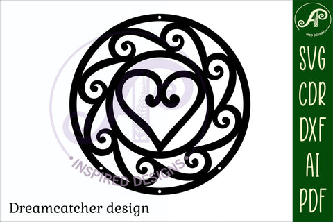 Dreamcatcher Laser Cut Design 7 SVG SVG APInspireddesigns 
