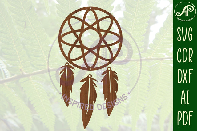 Dreamcatcher Laser Cut Design 8 SVG SVG APInspireddesigns 