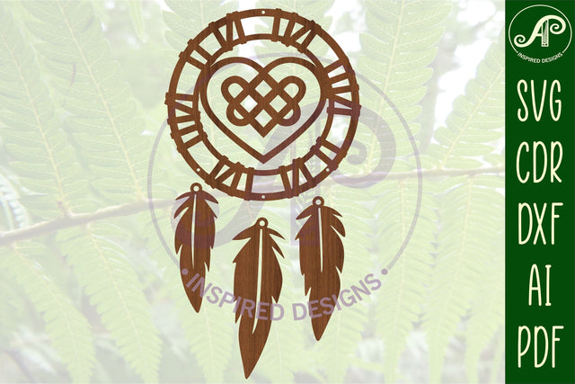Dreamcatcher Laser Cut Design 9 SVG SVG APInspireddesigns 