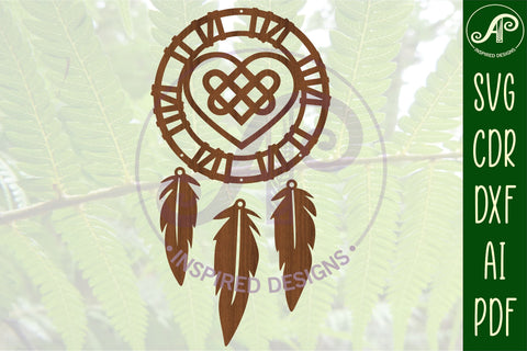 Dreamcatcher Laser Cut Design 9 SVG SVG APInspireddesigns 