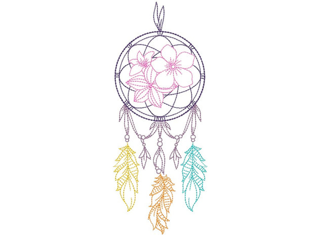 Dreamcatcher Machine Embroidery Design, 6 Sizes Embroidery/Applique DESIGNS Nino Nadaraia 