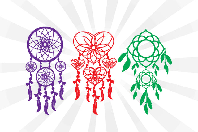 Dreamcatcher Set Vector SVG Johan Ru designs 