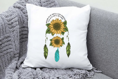 Dreamcatcher Sunflower Sublimation PNG Sublimation Jagonath Roy 