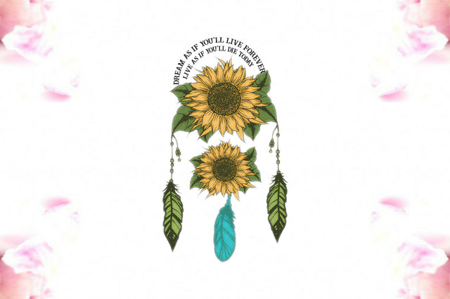 Dreamcatcher Sunflower Sublimation PNG Sublimation Jagonath Roy 