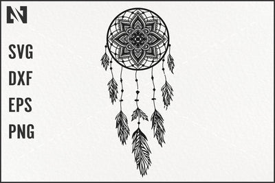 Dreamcatcher Svg | Dreamcatcher Clip Art | Dream Svg File SVG Pinoyart Kreatib 