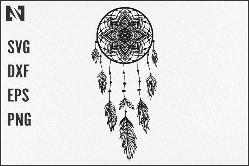 Dreamcatcher Svg | Dreamcatcher Clip Art | Dream Svg File SVG Pinoyart Kreatib 