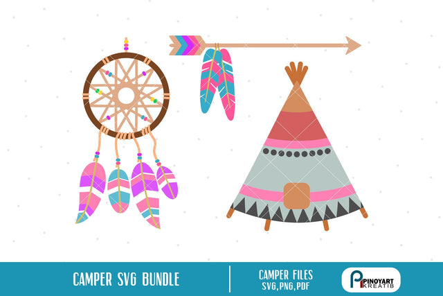 Dreamcatcher Svg Teepee Svg Arrow Svg Bundle SVG Pinoyart Kreatib