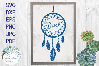 Dreamcatcher SVG Wispy Willow Designs 
