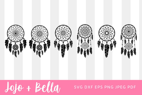 Dreamcatchers SVG, Dreamcatcher, svg, svg files, Dreamcatcher PNG, Dreamcatcher EPS, Dream dxf, Digital Download, Digital File SVG Jojo&Bella 