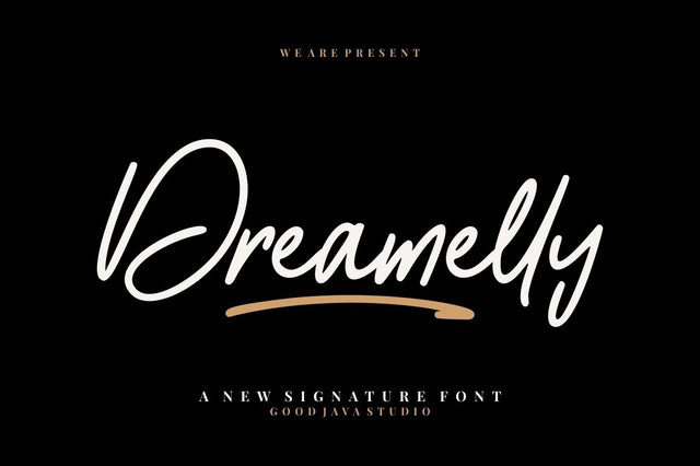Dreamelly Font Good Java 