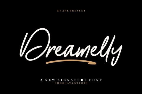 Dreamelly Font Good Java 