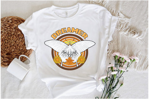 Dreamer Butterfly Retro Sublimation Sublimation Jagonath Roy 