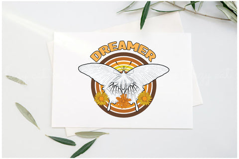 Dreamer Butterfly Retro Sublimation Sublimation Jagonath Roy 