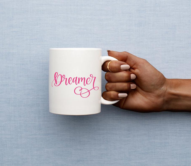 Dreamer Hand Lettered Cut File SVG Cursive by Camille 